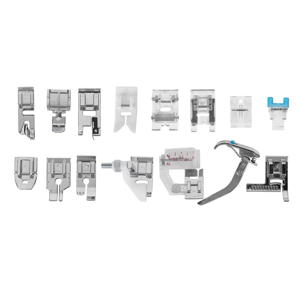 15 Stück Nähfuß Multifunktions Haushaltsnähmaschine Werkzeugset Zubehör