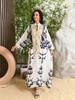 Muslim Women Embroidered Dubai Arabian Loose Dress Evening Dress Eid Robe