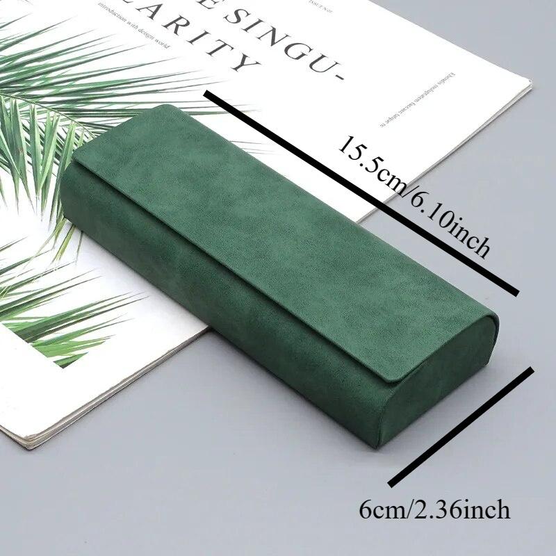 Pouzdro na brýle s tvrdou skořepinou Muži Ženy Pouzdro na brýle PU Kůže Přenosná Antiextruzní sluneční brýle Úložná schránka Skládací Pouzdro na brýle