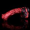 NSFU Animal Horse Dildo with Sucker Silicone Red&Black Fake Penis Long Anal Plug Orgasm Masturbator Sex Toys For Women Men
