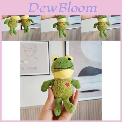 Adorable Plush Frog Keychain Soft Stuffed Animal Bag Charm Cute Birthday Gift