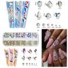 1 Box Luxus Glänzende Diamant Nagelkunst Strasssteine Stein Strass Glas 3D Nägel Zubehör Schmuck AB/Bunt Hotfix Maniküre Dekorationen#