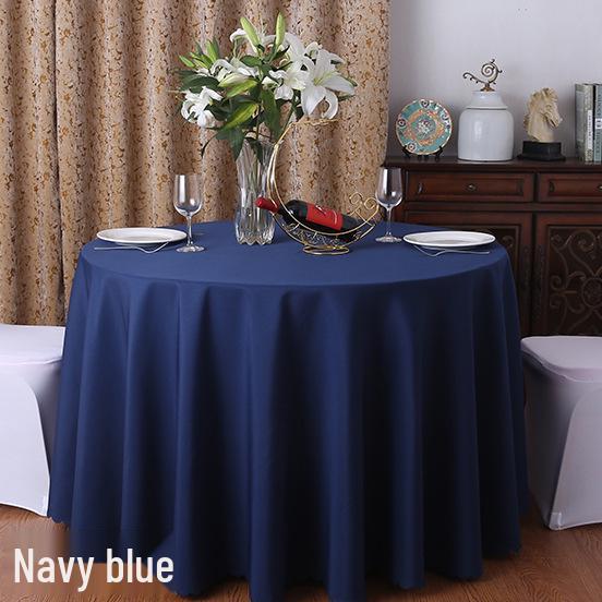 Runde rote Polyester-Tischdecke für Hochzeiten, Essen, Bankette, Hotel- und Restaurantgebrauch