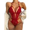 Dam Sovkläder Spaghettiband Klänning Transparent Sexiga Nattlinnen Spets Pyjamas Sexigt Set Underkläder