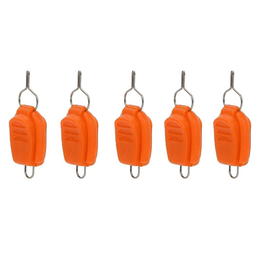 

20PCS Lightweight Fishing Line Holder Clips ABS Fishing Line Holder for Baitcasting Reel помаранчевий