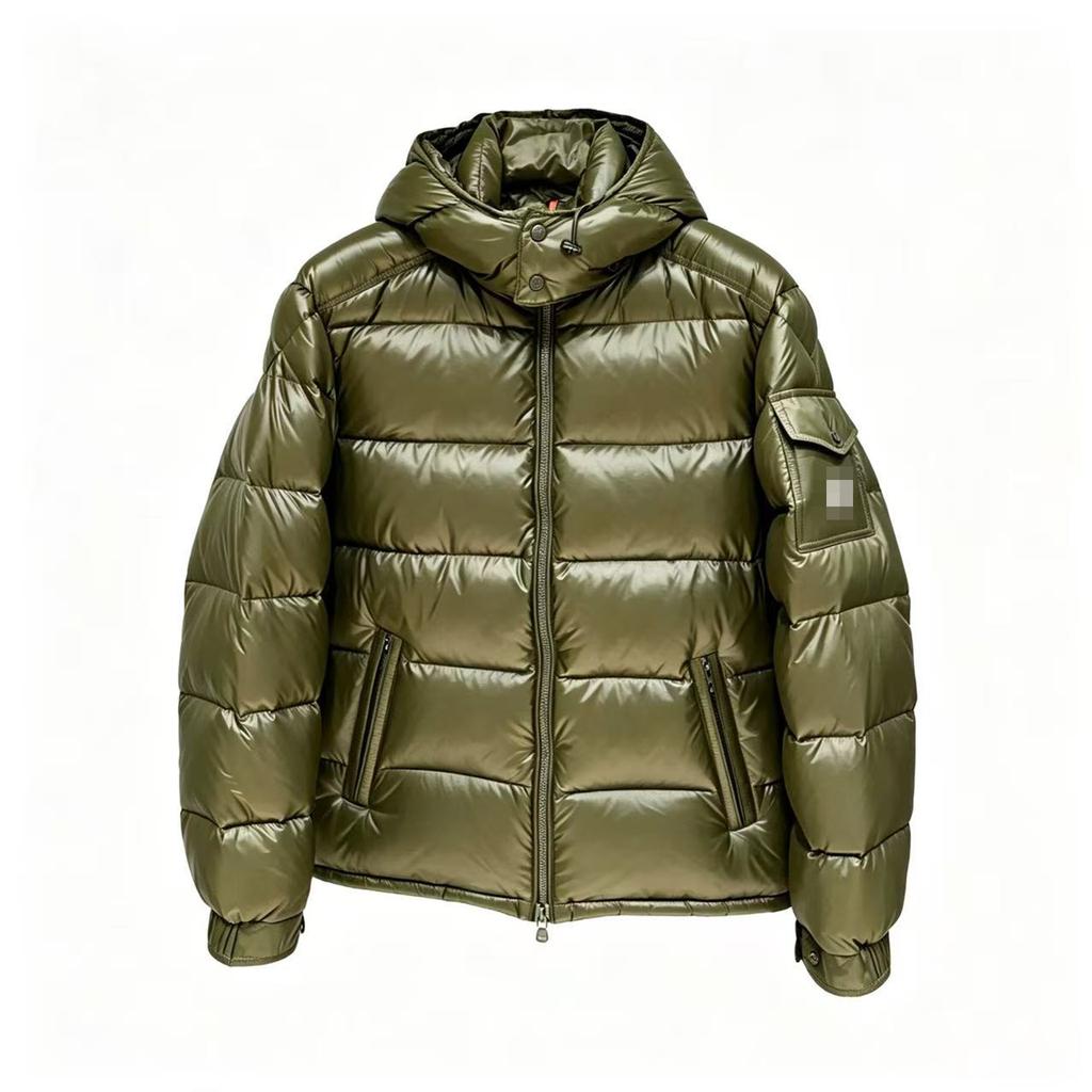 Maya Maya down jacket men's and women's winter thickened couple's coat white goose down hooded bread jacket