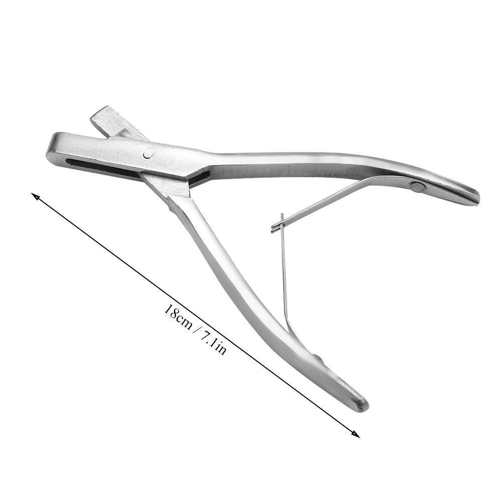 Stainless Steel Pig Ear Tag Plier Pig Equipment Farm Animals (U Shaped)