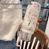 Chinesische Retro-Pfinsten-Druck Isolierte Wasserflasche
