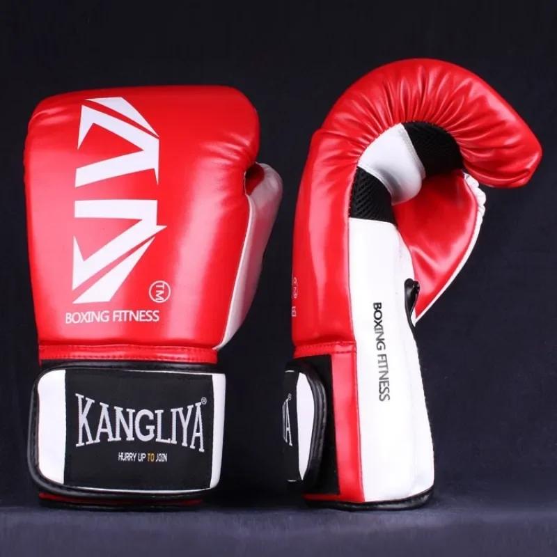 Professional Sanda Muay Thai Boxing Gloves Kickboxing Training Gloves for Men Women Punch Bag MMA Taekwondo Glove