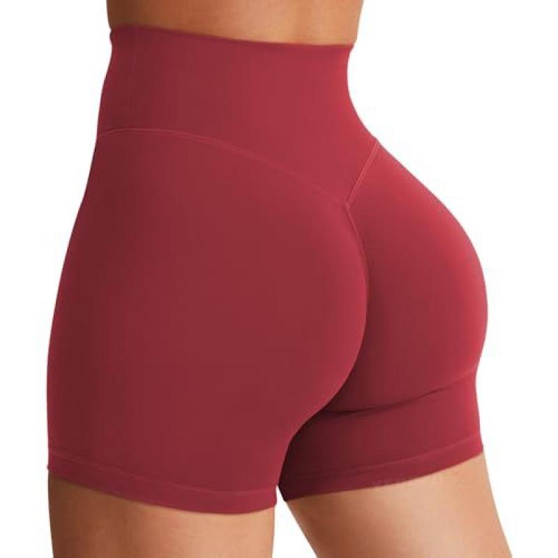 Hohe Taille Po-Hebende Schnelltrocknende Yoga-Shorts