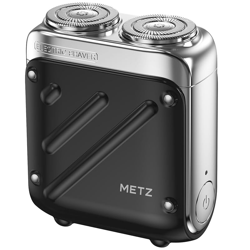 

mets [With replacement blade] shaver men s electric shaver shaving electric shaver small size rotary shaver shaving face shaver compact lightweight