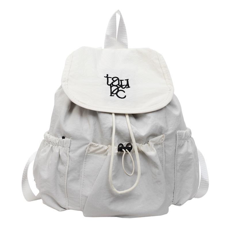 

Korean Style 2025 Large Capacity Drawstring Backpack for Students and Commuters 33x26x14 cm