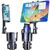 Uneawit Smartphone Holder, Car 2-in-1 Drink Holder, Drink & Smartphone, Tablet Stand, Cup Holder