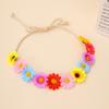 Adjustable Rope Sunflower Headband Sunflower  Hair Band  Festival Hair Accessories