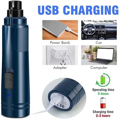 Pet Charging Nail Claw Grinder Dog Electric Clipper for Professionals Claws Grinder Dogs Cats Grooming Supplies Trimmer Tools