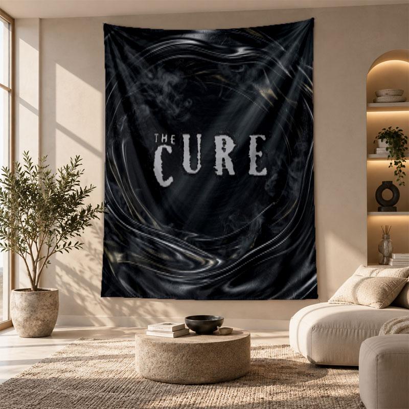Decorative Tapestry,The Cure Printed Wall Art, Lightweight Wall Hanging For Bedroom Background