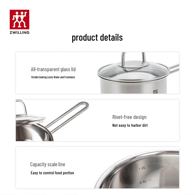 Zwilling Nova Plus 16cm Single Handle Stew Pot