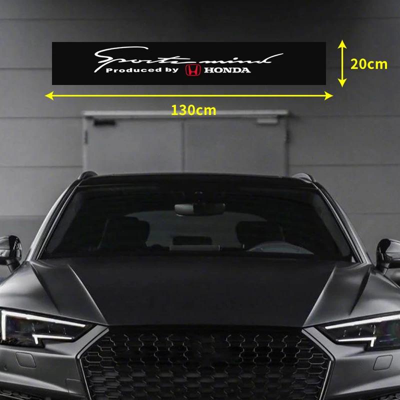 PCVHD1 Car Front Window Shade Decorative Sticker For Honda Civci FIT CRV Accord Jazz HRV Dio Stepwgn Prelude Odyssey City CRX Pilot