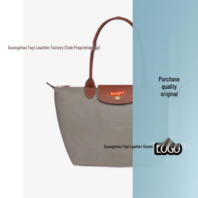 Sac fourre-tout brodé Dragon Français 70e Anniversaire – Sac à main pour femme grande capacité