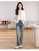 Chic New Women's Chinese-Style Jacket: Spring/Autumn Slim Fit White Embroidered Top