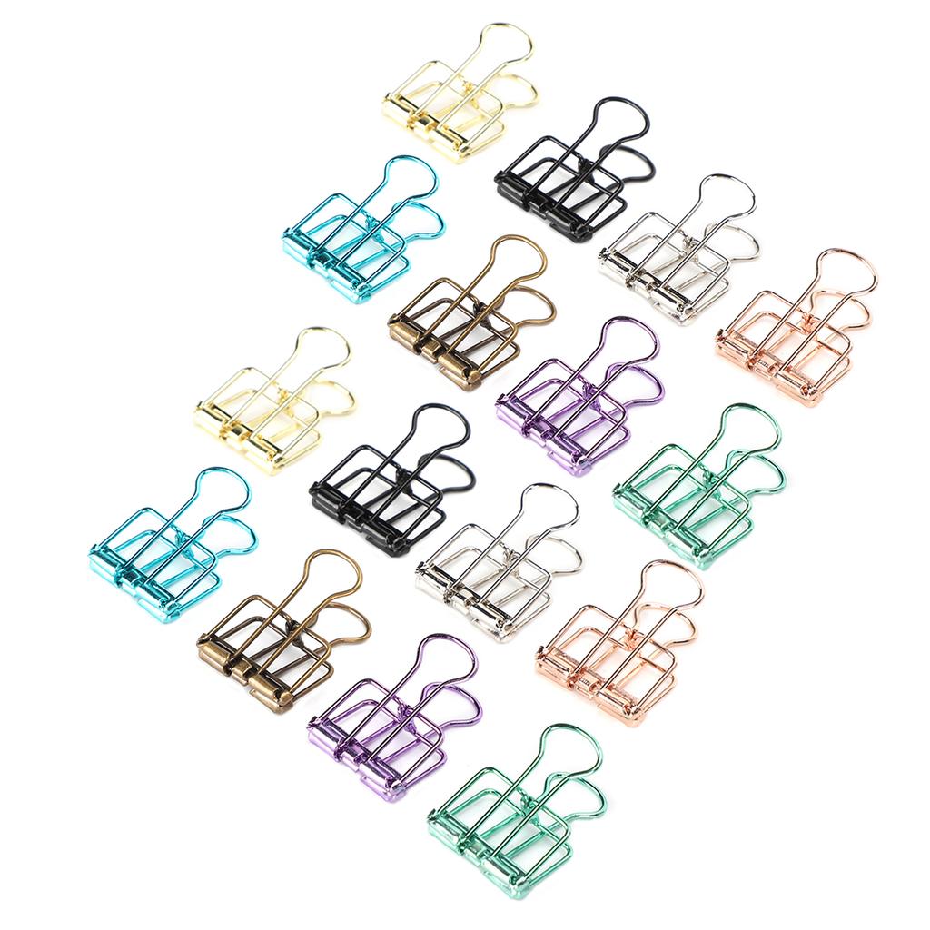 Hollow Dovetail Clip MultiColor Tail Clips Paperclip Decorative Tool(L )