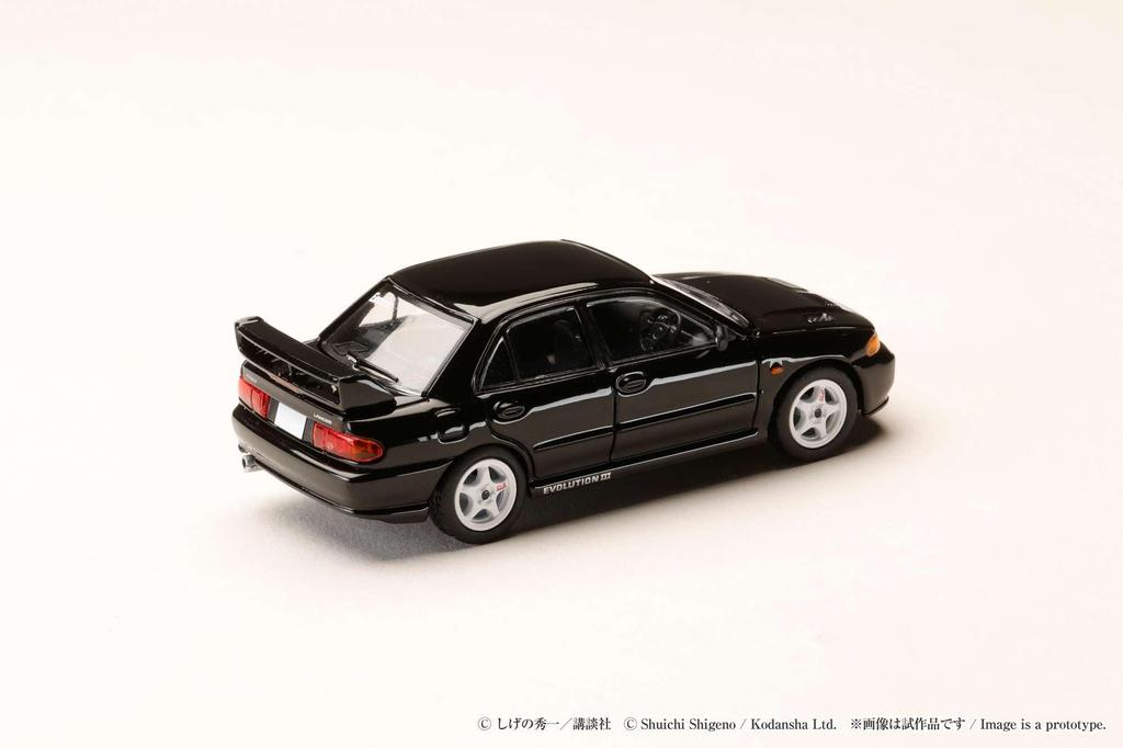 Mitsubishi Lancer RS Evolution III Initial D Kyoichi Sudo VS Ryosuke Takahashi 1/64 /