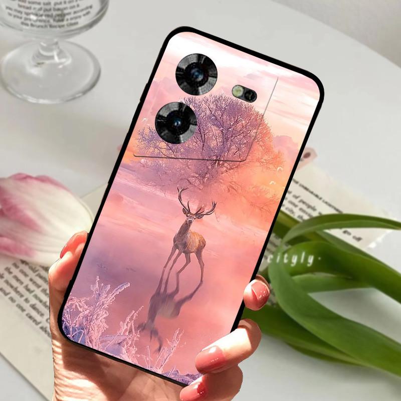 Para Capa Tecno Pova 5 À Prova de Choque Silicone TPU Macio Capa de Telefone Para Tecno Pova 5 Pova5 Funda Nova Capa Cartoon Protetora Coque