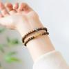 Unisex Double-Loop Bracelet, Handmade Auspicious Pattern Ornament, Elegant Travel Gift