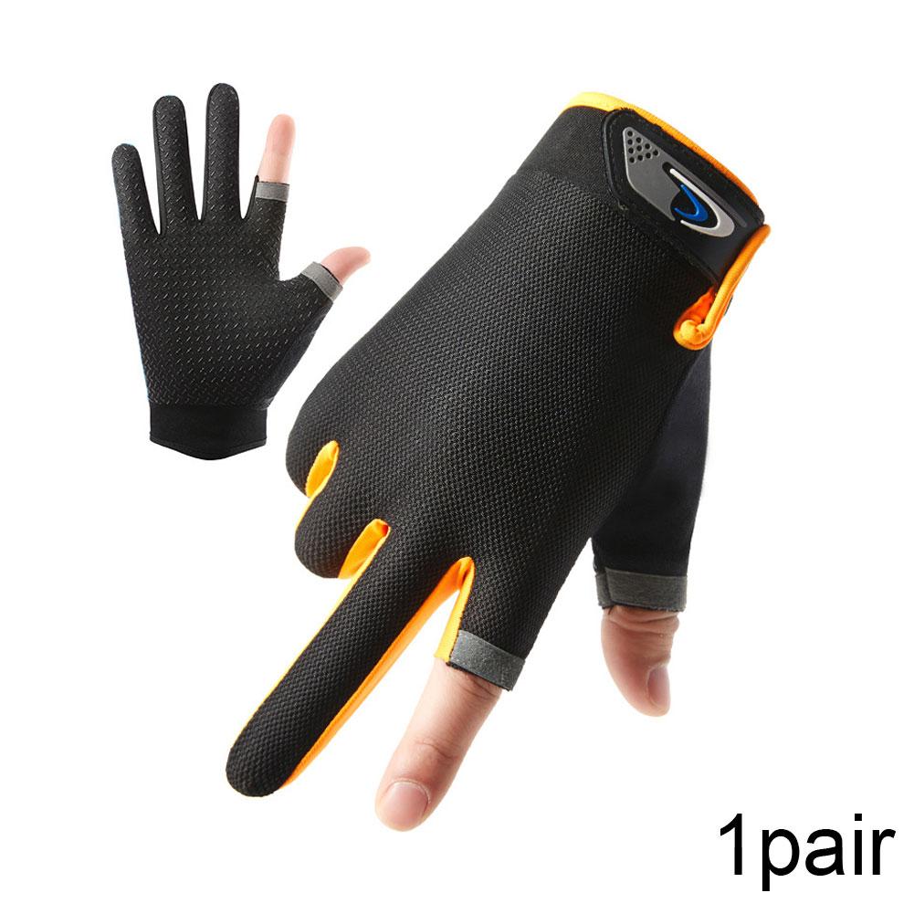 UV Protection Fishing Gloves for Women Men Breathable Half Finger Gloves for Outdoor Rowing Kayaking Hiking Paddling Sailing