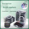 Acrylic Soft Tip Non-Bleeding Markers Set with Gift Box Packaging