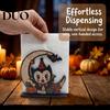 Decorative Paper Napkin Stand Halloween Wood Holder, Rustic Ghost Skeleton Owl Pumpkin Dispenser, Gift for Lovers Vintage Tabletop Standing