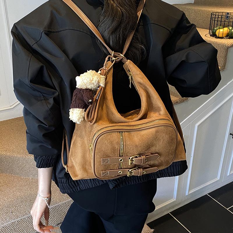 Premium backpack women's 2025 new bag women's shoulder bag large capacity tote bag multi-functional messenger bag