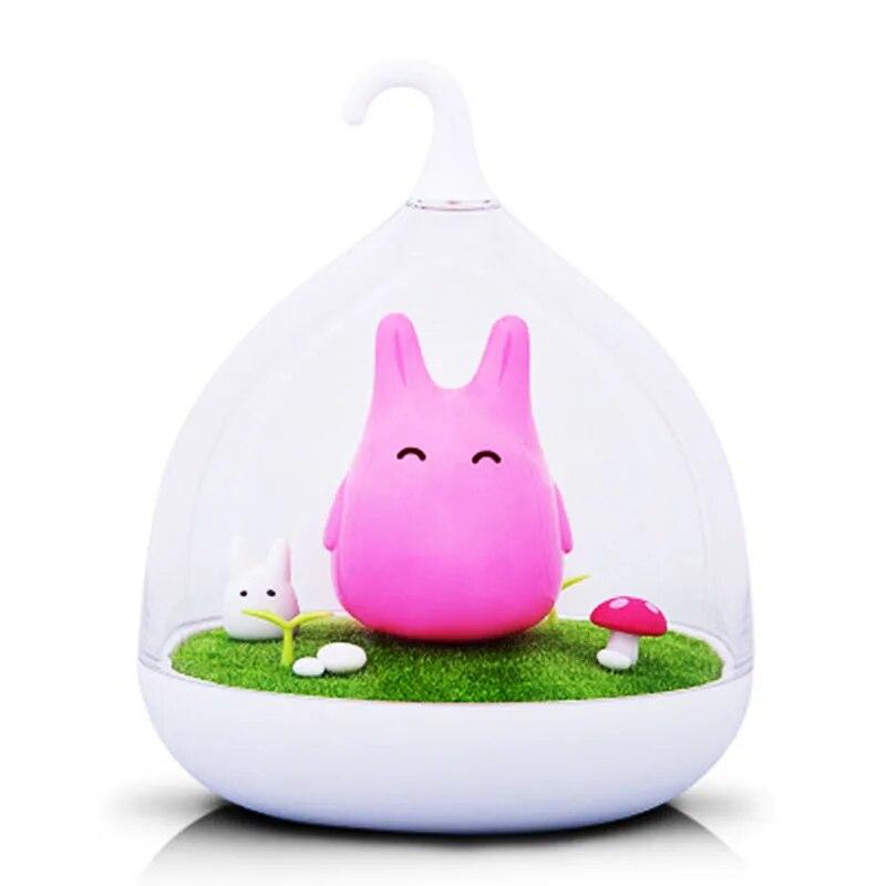 Luz nocturna, nuevo estilo, Totoro, USB, Sensor táctil portátil, LED, luz nocturna para bebé, lámpara de noche con Sensor táctil, lámpara de noche para niños