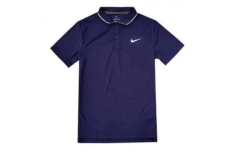 Nike Polo Shirts Men s Blue Polo Collar Moderate Other 939138-452 S