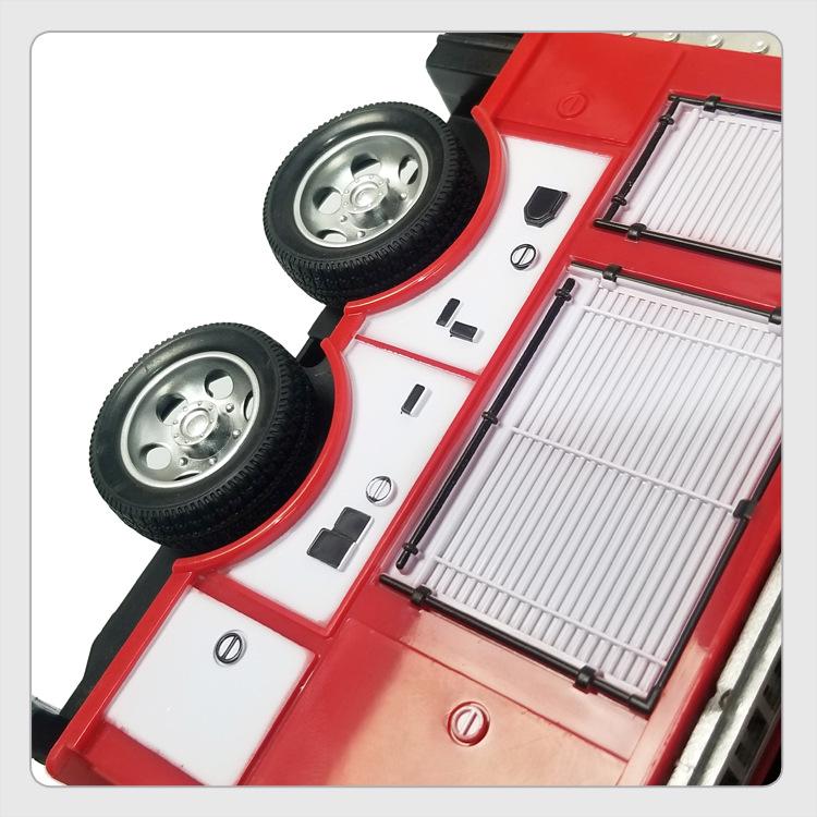 Remote Control Fire Truck Toy with Sound, Lights, and Water Spraying Feature