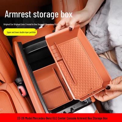 Armrest Storage Box for 23-26 Mercedes-Benz GLC Center Console (GLC260/GLC300)
