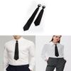 Childrens Polyester Arrow Style Tie With Zipper For Casual School Attire