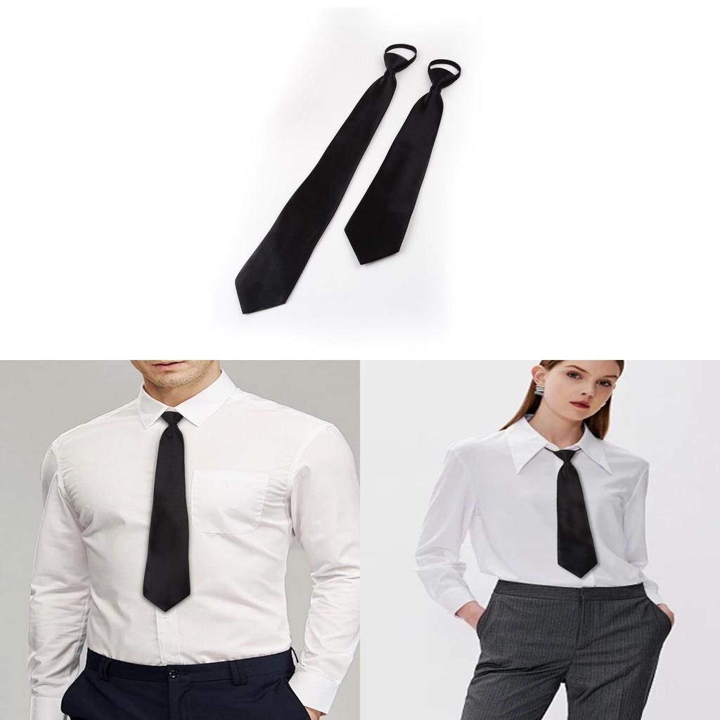 Childrens Polyester Arrow Style Tie With Zipper For Casual School Attire