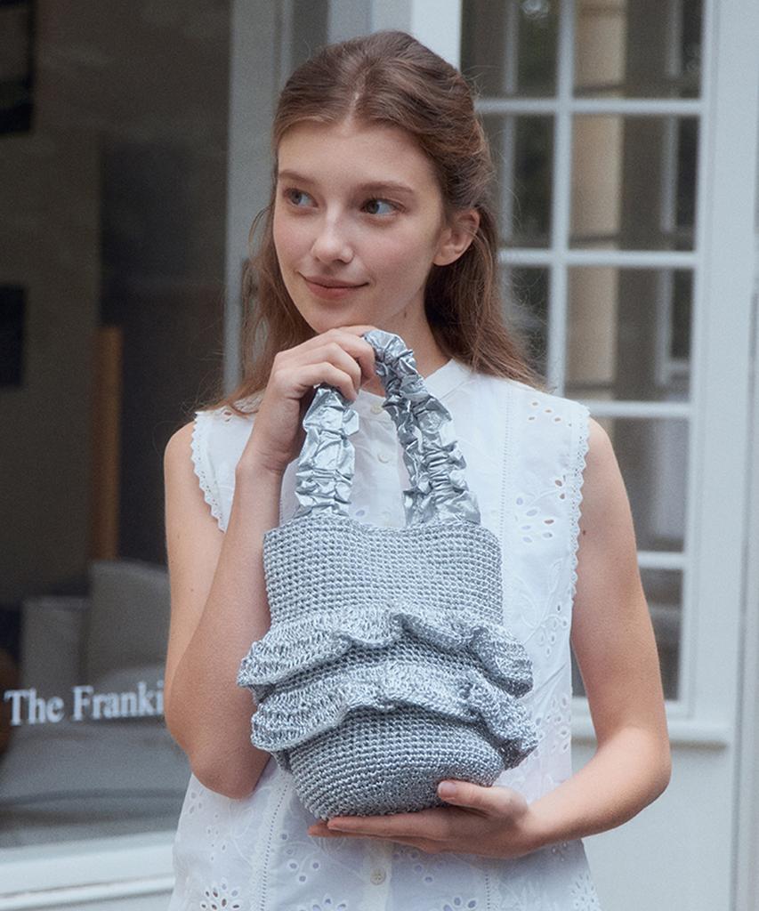 Stoe Frill Knit Bag, 2 Colors