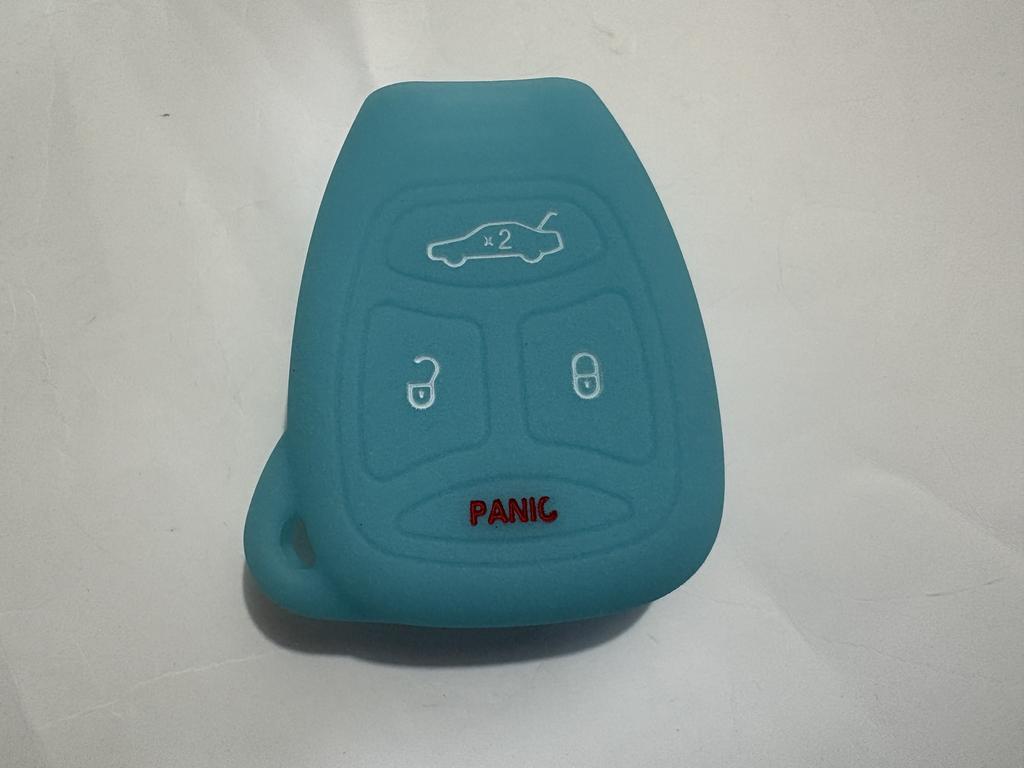 4 Buttons Soft Silicone Car Key Case Cover For Chrysler 300 Aspen For Dodge Dakota Durango For Jeep Grand Cherokee Commande Auto