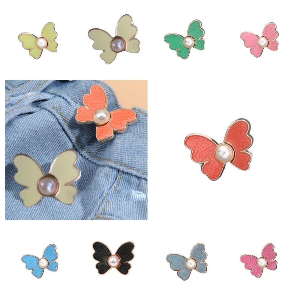 Zinc Zinc Alloy Snap Fastener Pants Pin Removable Clothing Accessories Jean Button Waist Buckle  Women
