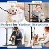 Foldable Black Iron Pet Grooming Stand with Adjustable Height