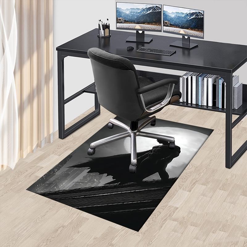 

Batman,Moonlight Office Carpet Chair Mats, Home Decor Dormitory Floor Protector With Anti-Skid Backing, Large Area Coverage, Christmas Decor 60cm by 90cm
