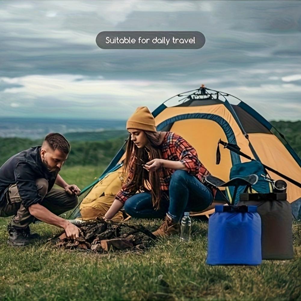 8-Piece Outdoor Waterproof Storage Bag Set Lightweight for Stream Hiking and Rafting