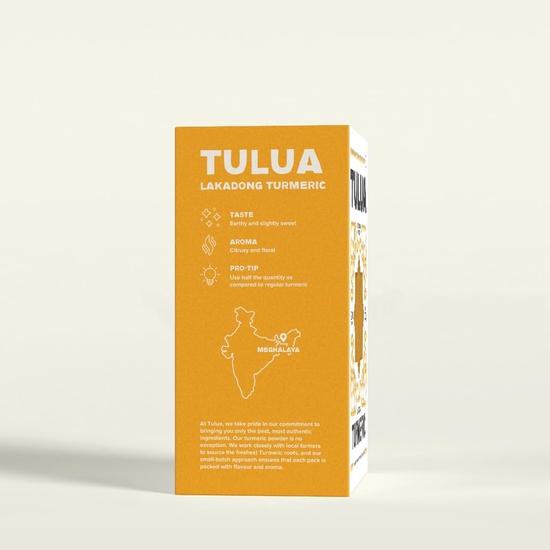 Tulua Lakadong Kurkuma Premium Pulver (Haldi) - 100 g pro Packung à 2 | (9-12%) Hoher Curcumin-Gehalt| 100% natürlich und biologisch