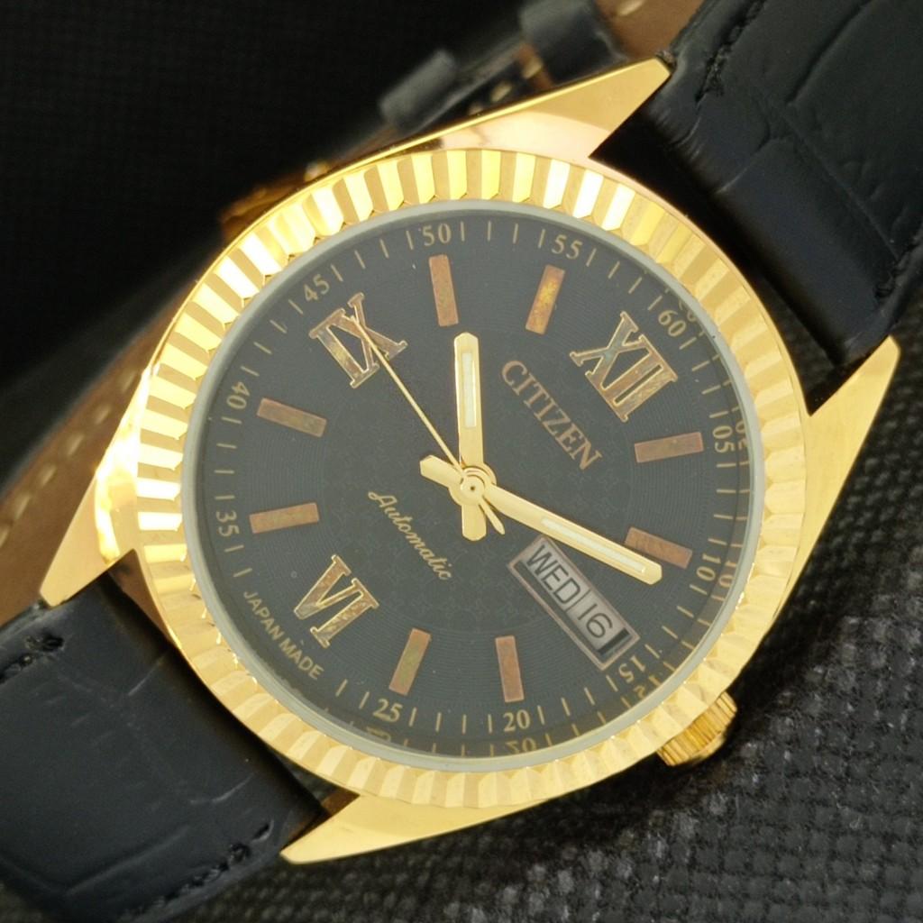 

ВОССТАНОВЛЕННЫЕ ВИНТАЖНЫЕ МУЖСКИЕ ЧАСЫ CITIZEN AUTO 8200 JAPAN D/D BLACK 568b-a300785-2 SKU568b-a300785