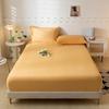 High-quality Soft Velvet Fitted Sheet with Elastic Bands Non Slip Adjustable Mattress Covers for Single Double King Queen Bed 160x200cm