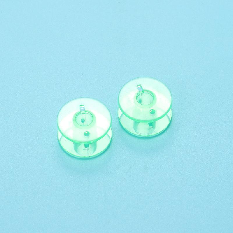 

DIY household multi-functional sewing machine transparent winding core 2518p thickened new material transparent lock cylinder color shuttle heart lock Ordinary style зелений