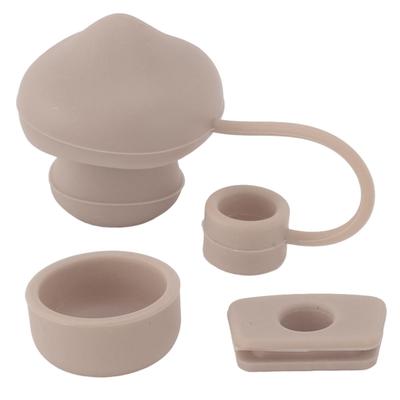 Silicone Straw Plug Set Dustproof Leakproof Reusable Drinking Straw Tip Cover Sealing Bottle Hole