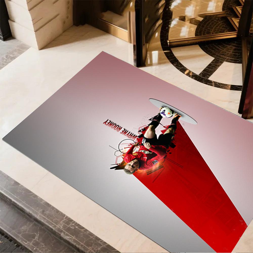 Ronaldo's Ac Milan Moment Carpet Suitable for Playrooms Bedrooms Dining Room Decorate Room Anti-slip Rug Decorate Offices Spiritual Gift